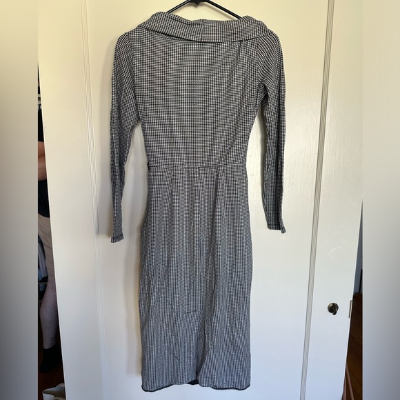 Classy plaid fitted dress - Picture 3 of 4